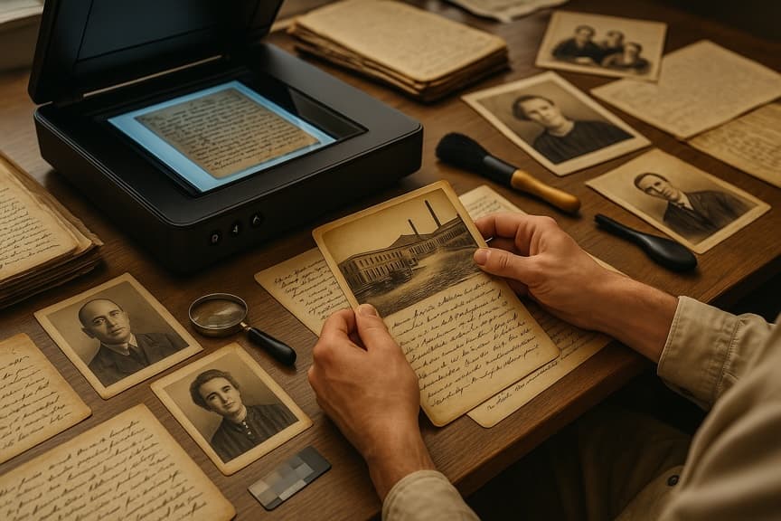 Digitization of historical Jewish documents and photographs