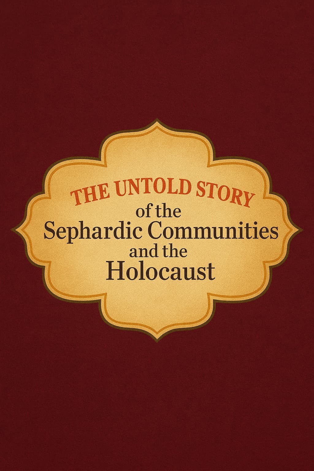 The Untold Story: Sephardic Communities And The Holocaust